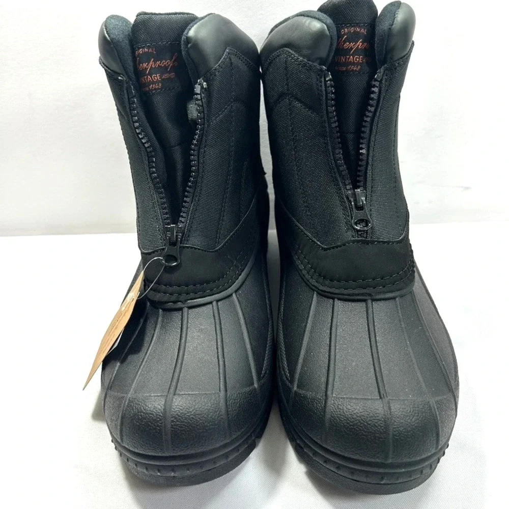 Weatherproof‎ Vintage Jessie Duck Thermolite Men's Boots Black US 10 - No Box